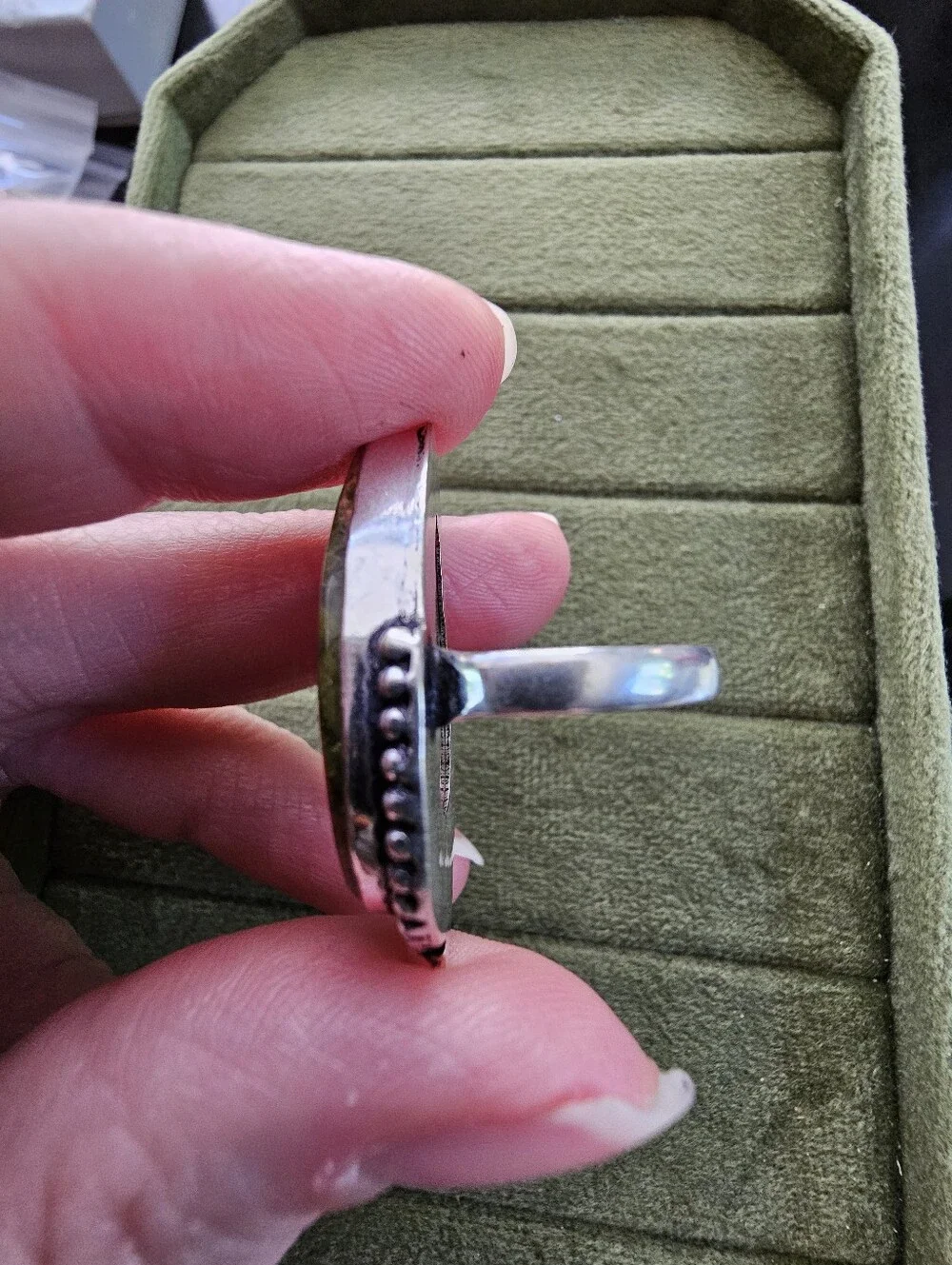 Silver Plated Ring Size 6